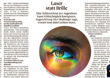 Laser statt Brille