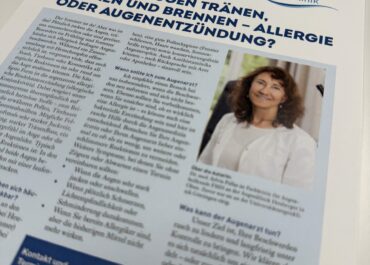 Wenn die Augen tränen, jucken und brennen - Allergie oder Augenentzündung?